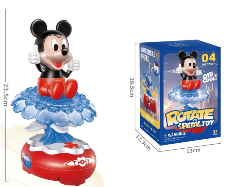 Mickey Mouse, The Omnidirectional Flower, Has Lights And Music