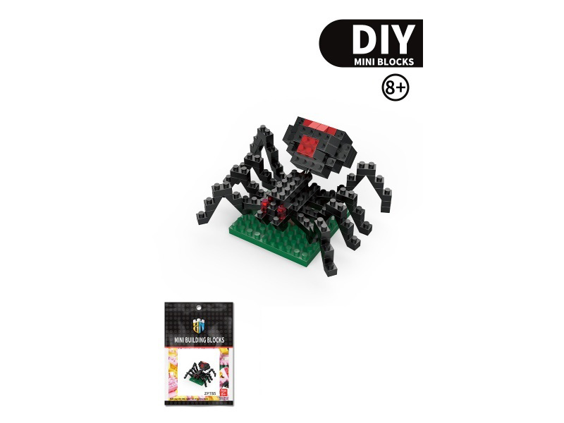 Spider Building Blocks Insect Series 118 PCS