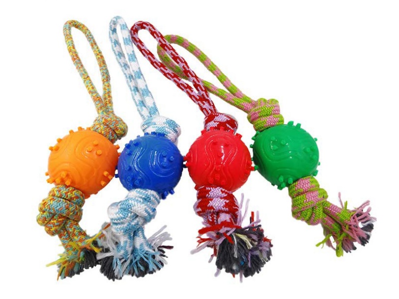 Cotton Rope Double-Knot Nail Ball Pet Toy