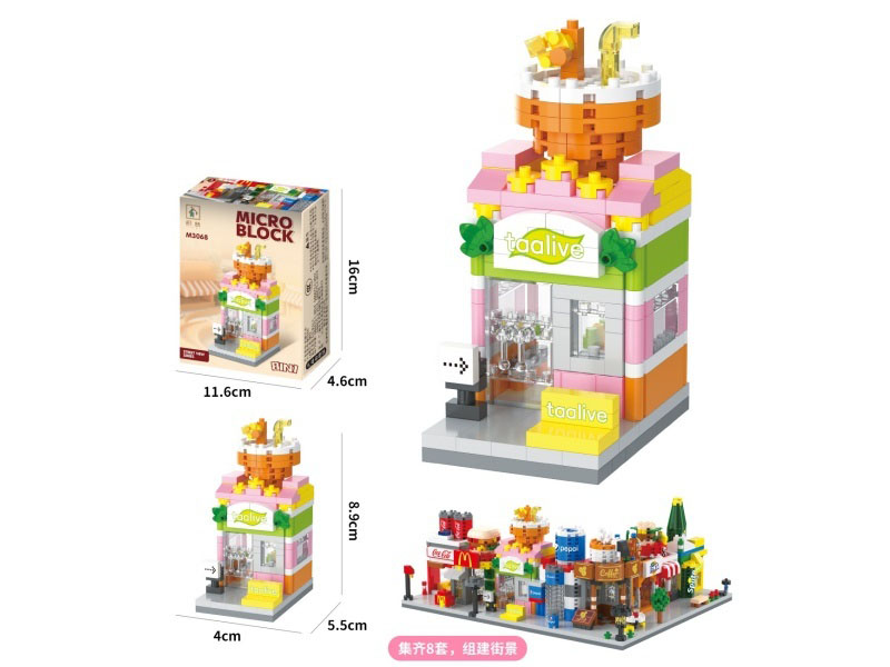 Building Blocks: 265 Pieces For The Milk Tea Shop