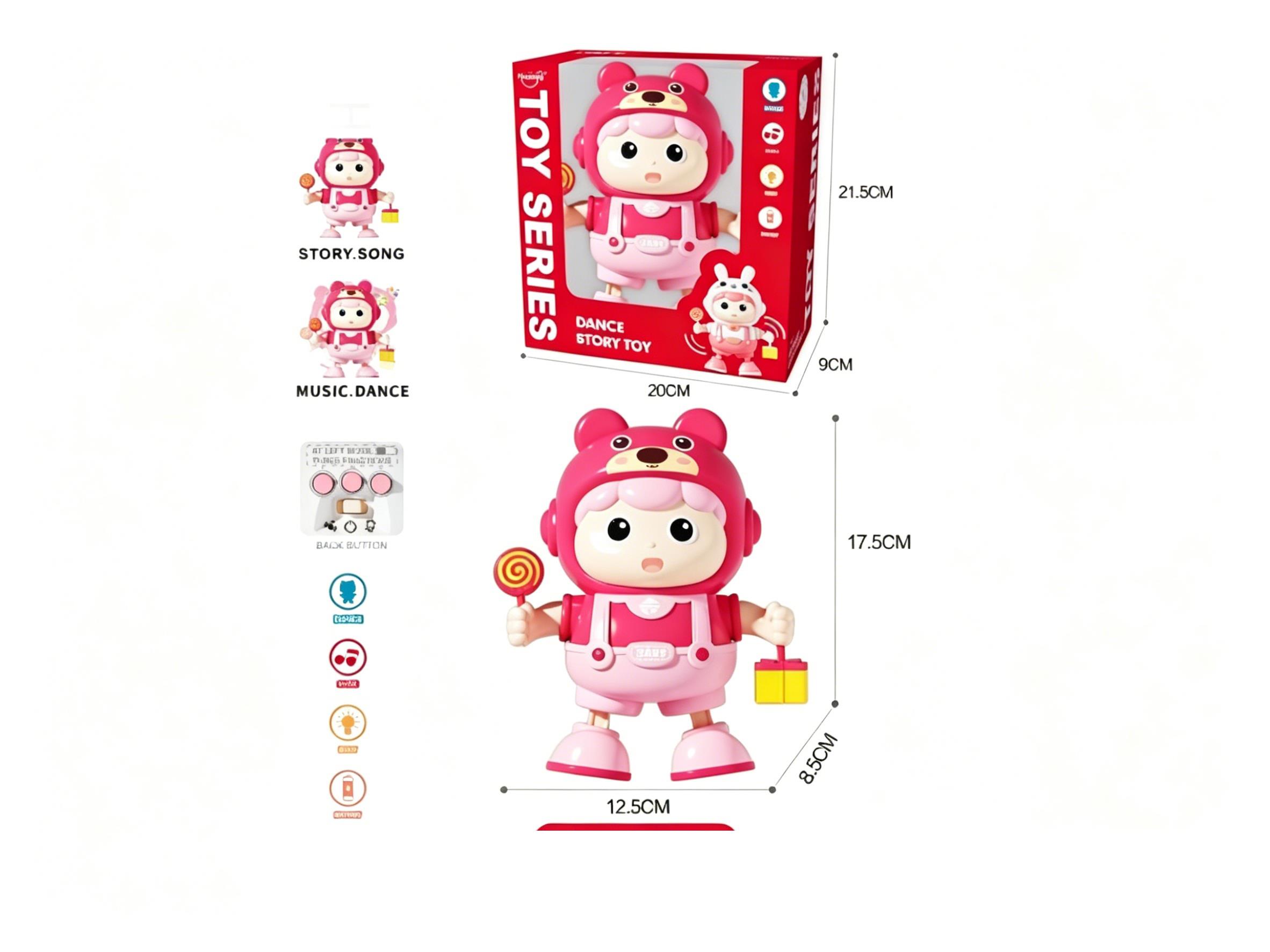 Dancing Story Machine Strawberry Bear