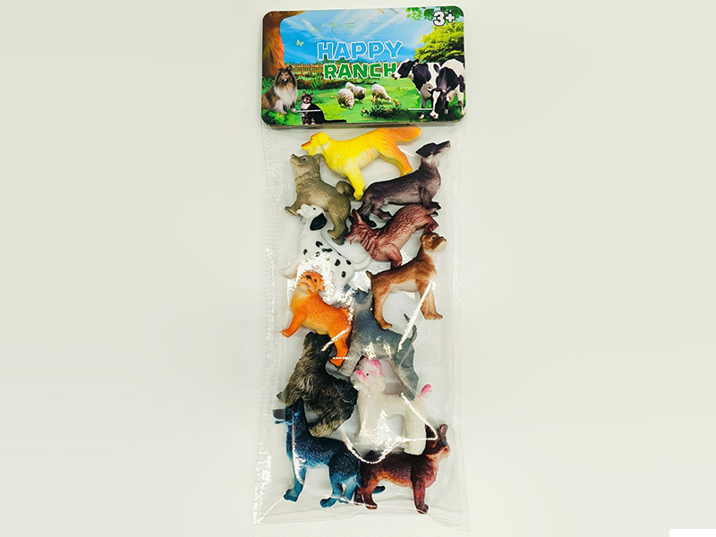 PVC Dog Set 12pcs
