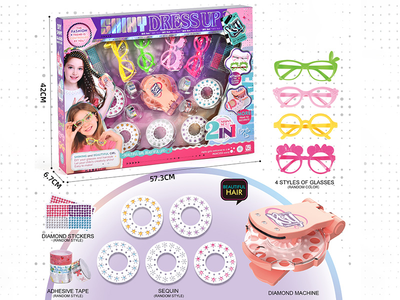 Glasses + Hair Diamond Machine Set