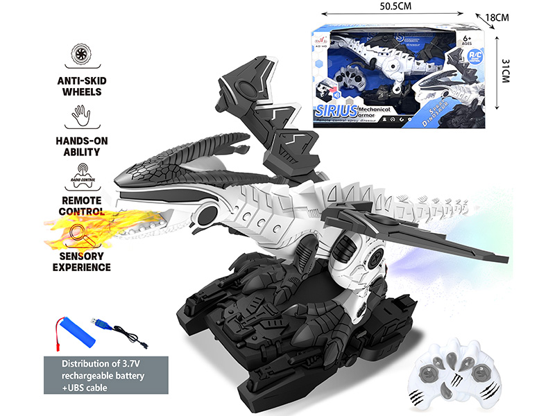 Remote Control Mechanical Dinosaur With Sound And Light
