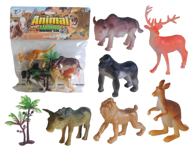Pvc Simulation Animal 7Pcs