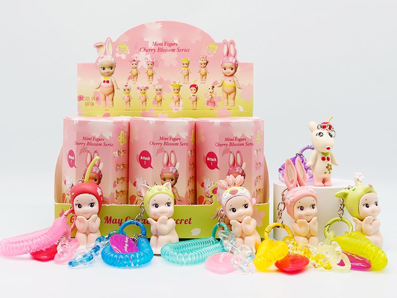 Cherry Blossom Series Mini Figures Keychain