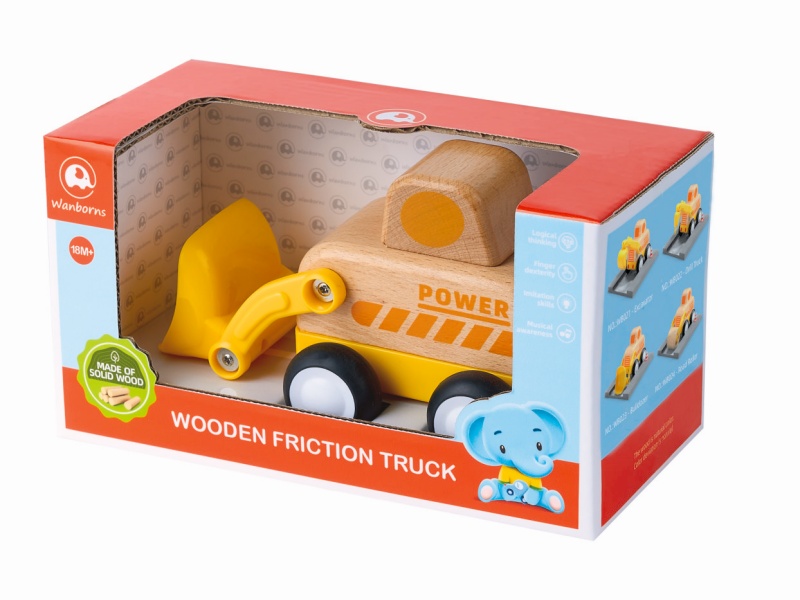 Wooden Mini Bulldozer With Music And Lights