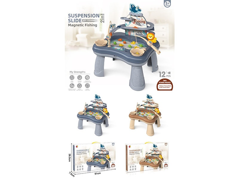 Magnetic Fishing With Suspended Slide