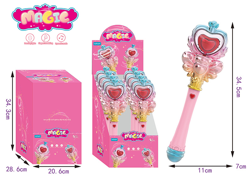 Magic Wand With Light And Music 8PCS