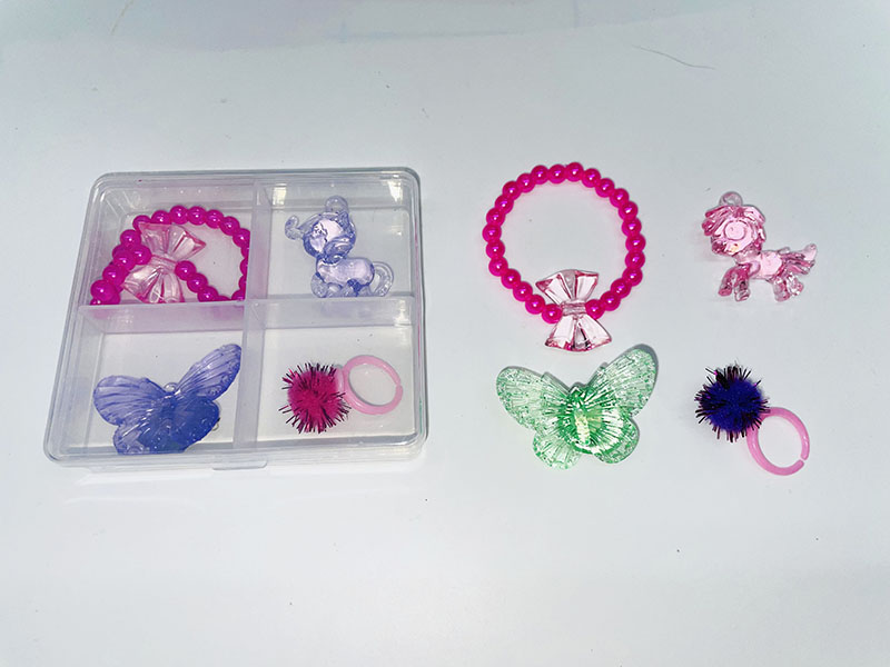 Jewelry Box + Bracelet + Brooch + Ring + Pendant