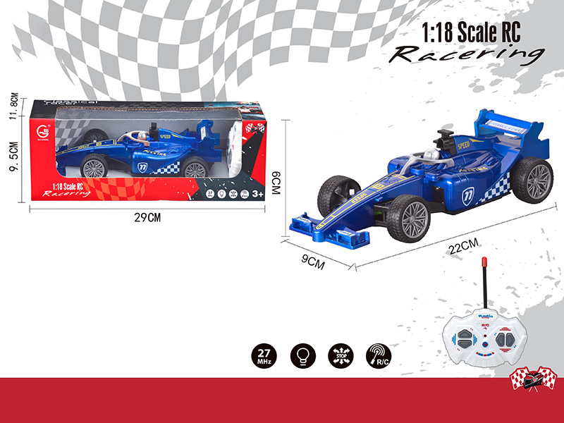 1:18 4CH R/C F1 Racing Car With Lights