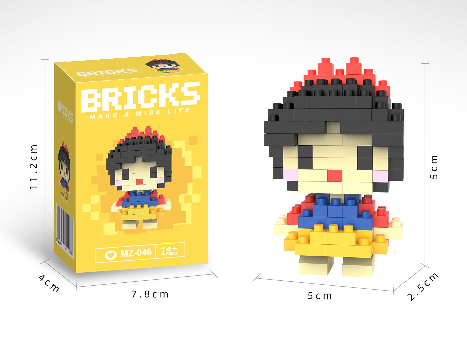Building Blocks: 130 PCS Of Small Figurines