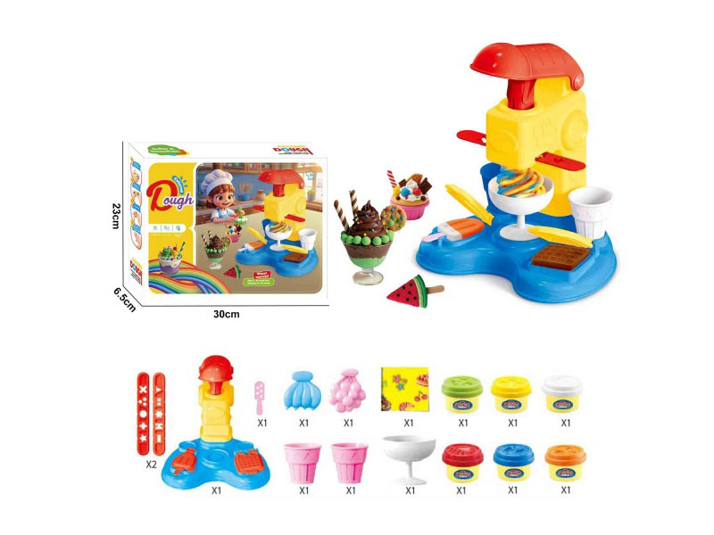 Ice Cream And Popsicle Machine Clay Set