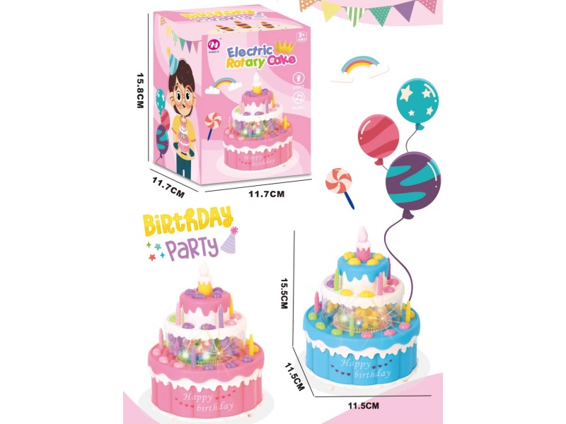 Electric Light Music Birthday Cake