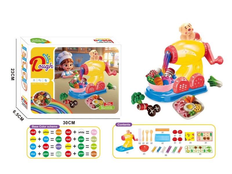 Saliva Pig Noodle Machine - Colorful Clay Series