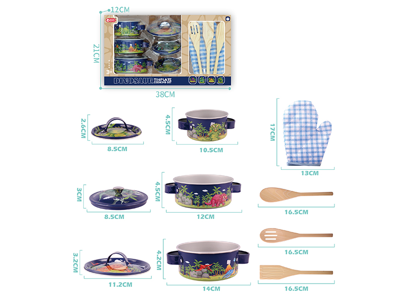 Tinplate Cooking Set