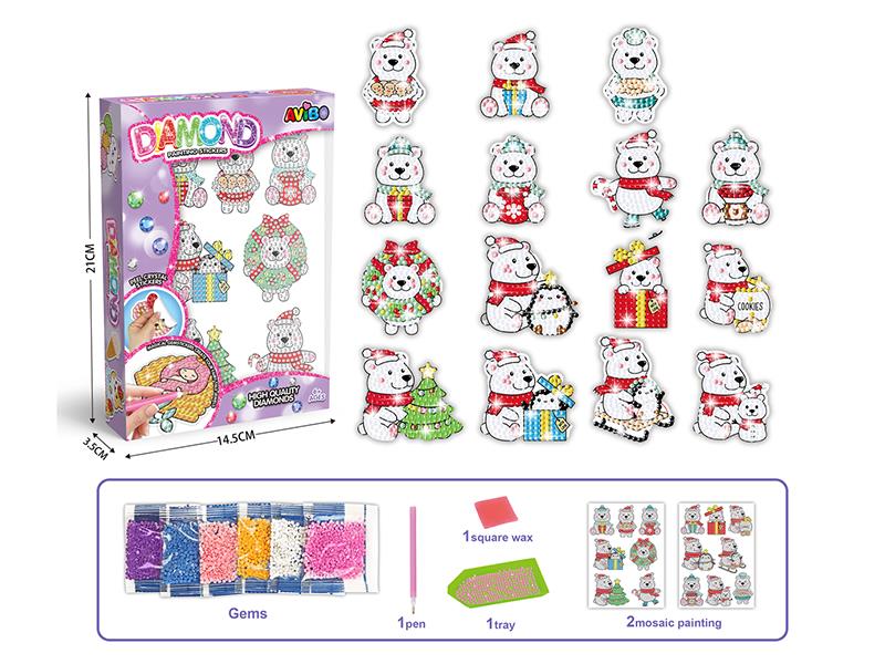 Creative Diamond Painting Set - White Bear