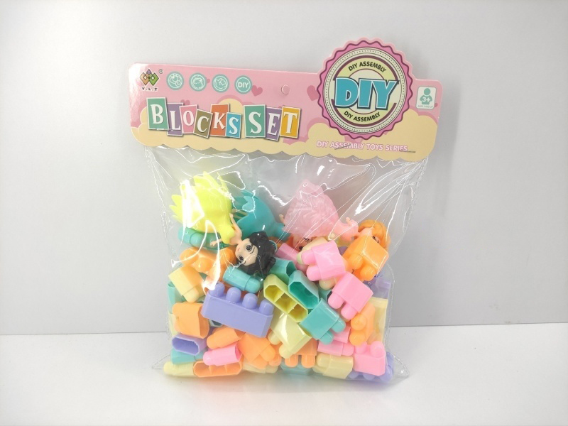 Pink Princess Building Blocks