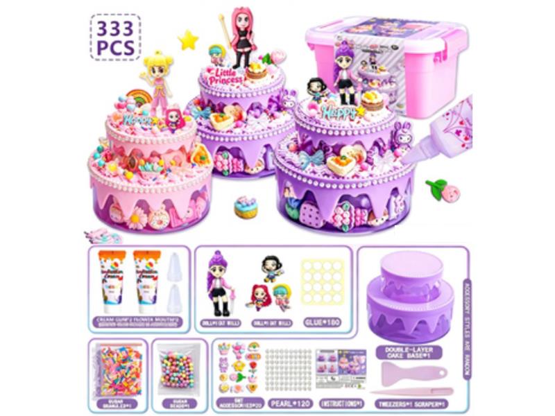 333PCS Guka Witch Hunt Team DIY Cream Cake Set