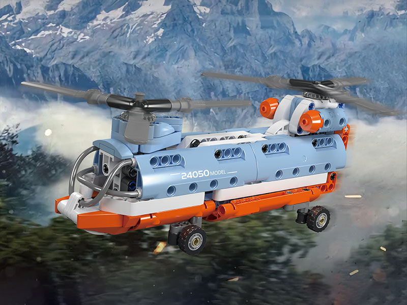 Tandem Rotor Helicopter Building Blocks 270pcs