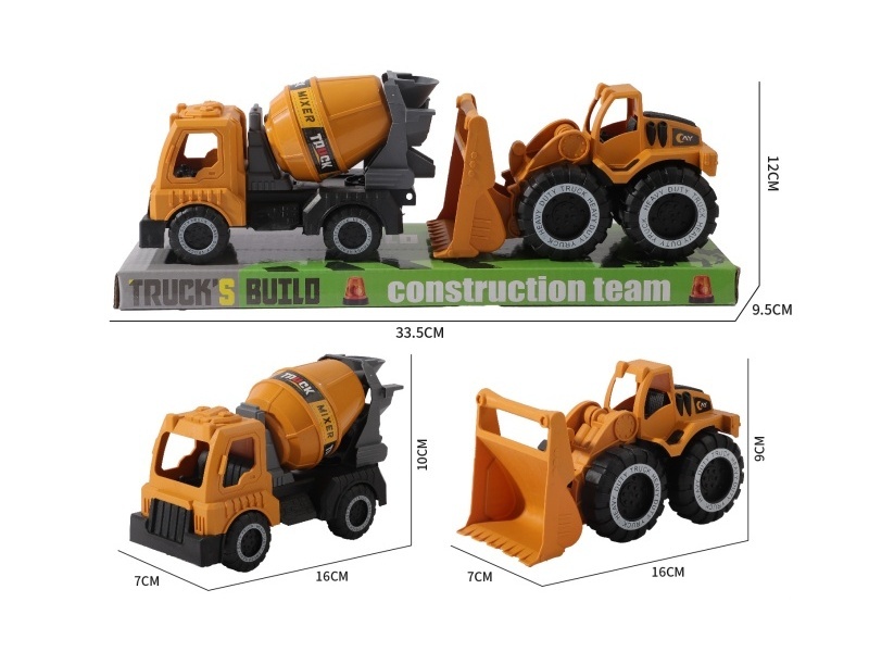 Sliding Engineering Mixer Truck Bulldozer