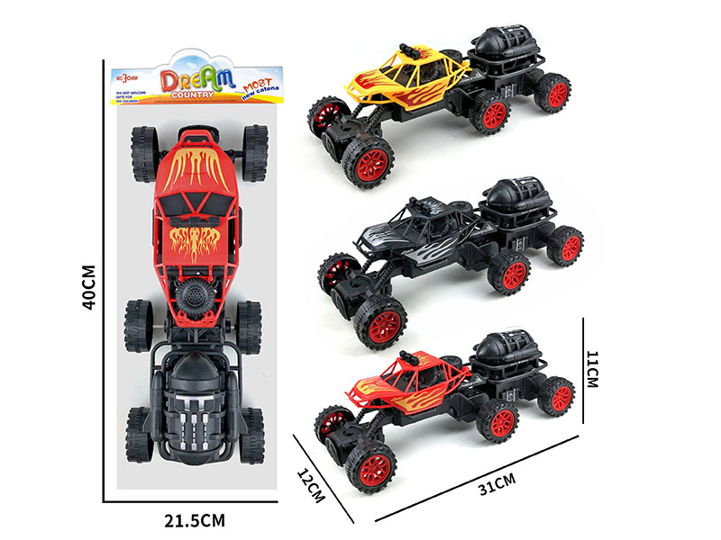 Slide 6 Wheel Climbing Vehicle