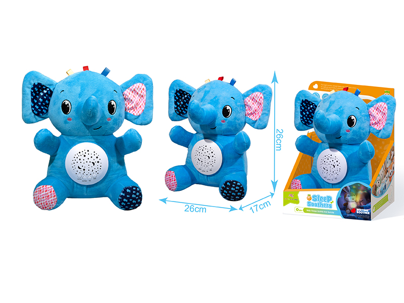 Soothe Plush Toys With Lights And Music - Elephant