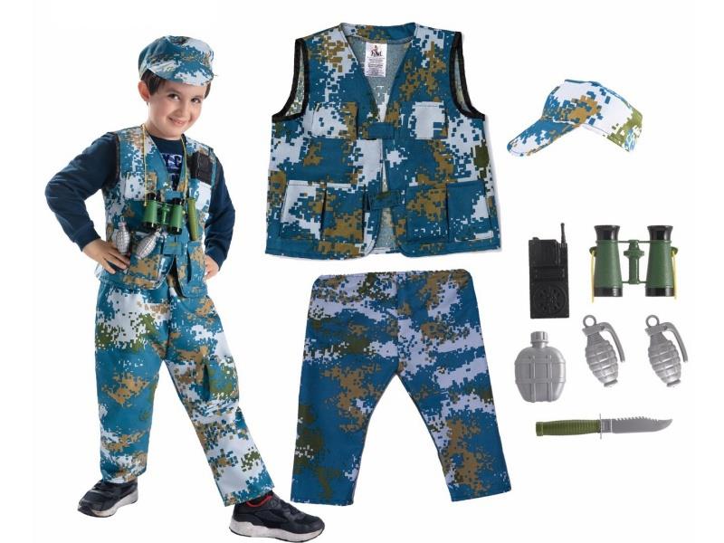 Camouflage Uniform + Trouser Cosplay Costume