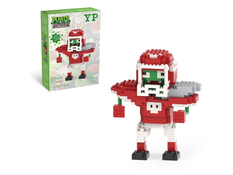 Plants Vs. Zombies - Rugby Zombie Building Blocks 496PCS