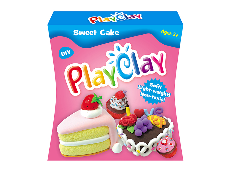 6 Colors Clay DIY Cake Set