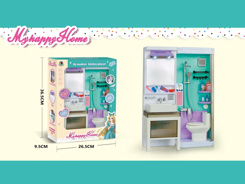 Play House In The Emerald Green Bathroom