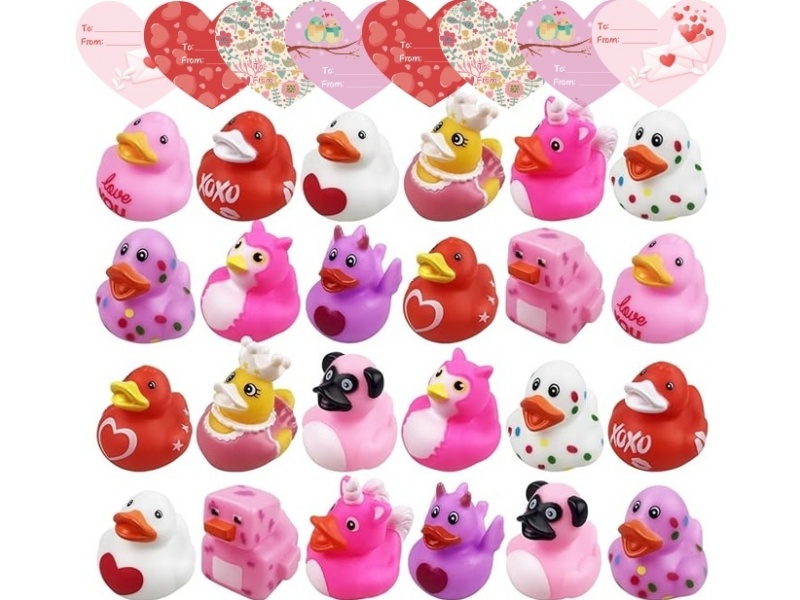 Valentine'S Day Rubber-Lined Duck