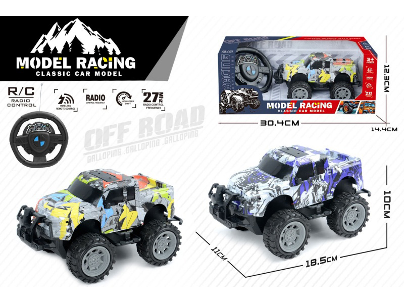 2-Channel Remote Control Graffiti Off-Road Pickup Sports Car(Not Included Batteries)