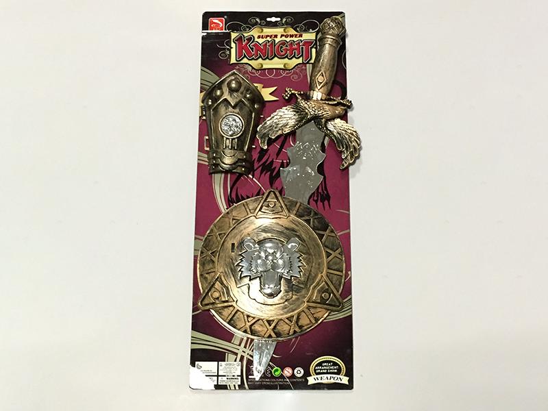 Bronze Sword + Hand Armor + Shield