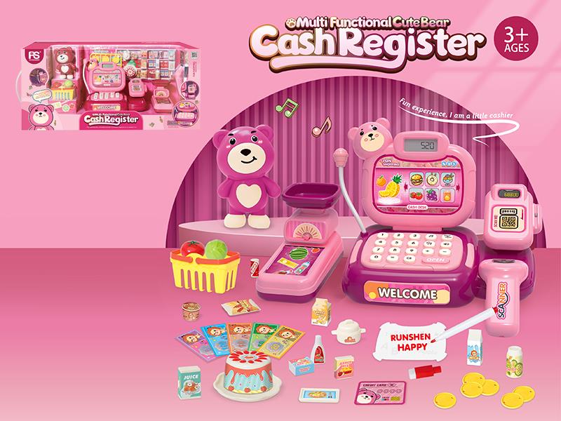 Multifunctional Cute Bear Cash Register Set