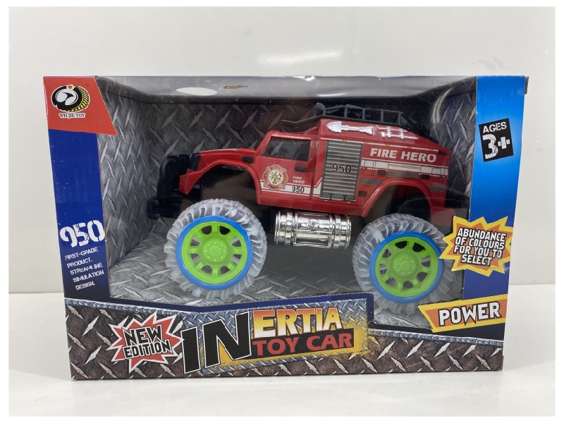 Transparent Wheel  Friction Car (With Lights And Music)