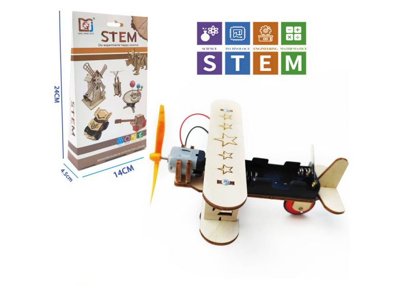 DIY Wooden Electric Biplane Aircraft