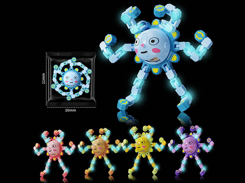 Changing-Face Fingertip Mechanical Top(Luminous Version)