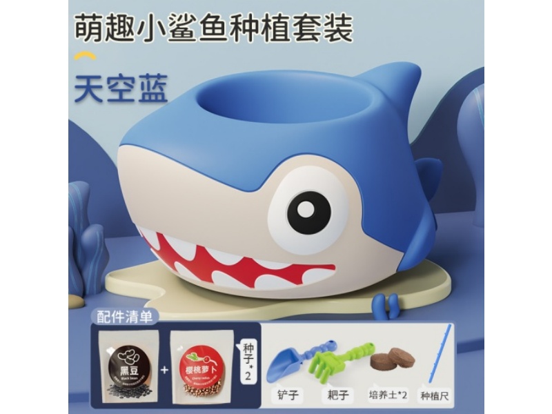 Shark Flowerpot Planting Set