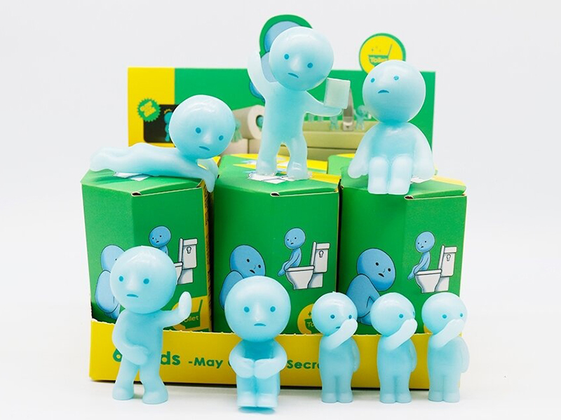 SMISKI WC Series Mini Figures 6pcs