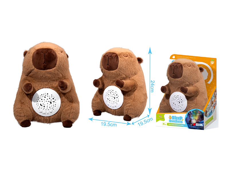 Soothe Plush Toys With Lights And Music - Capybara