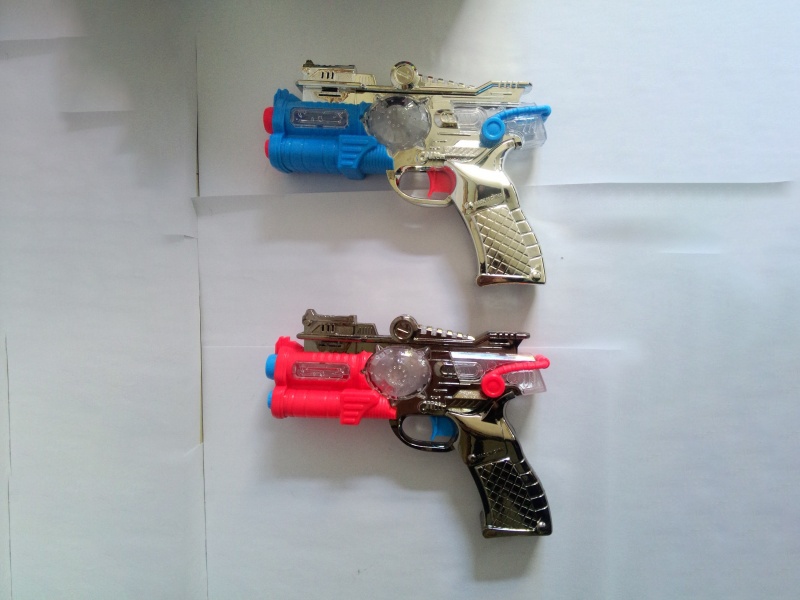 Electroplated Seven-Color Space Gun