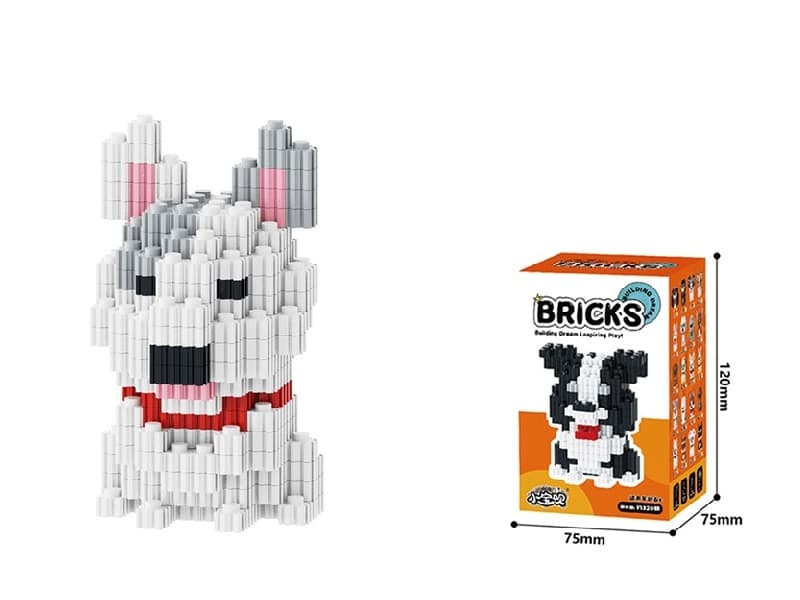 Bull Terrier Building Blocks 343Pcs