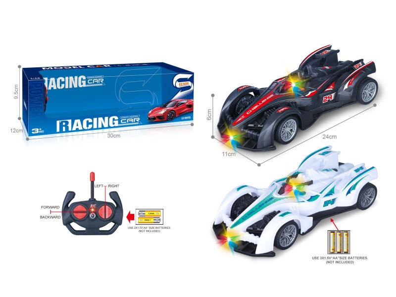 27Mhz 1:16 Four-Way F1 Equation Remote Control Racing Car With Headlights (Without Power Included)