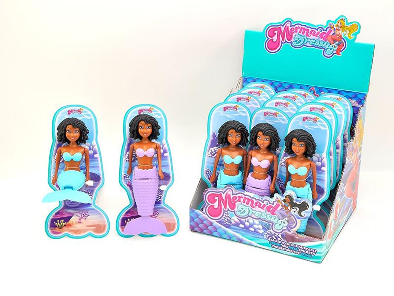 Wind Up Wag Tail Mermaid(7.5 Inch)12PCS