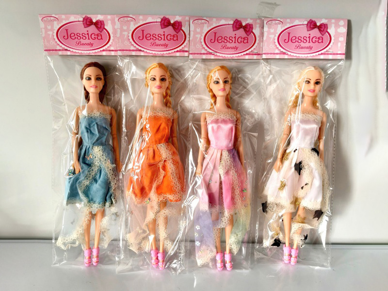 11-Inch 9-Joint Big-Foot Barbie Doll