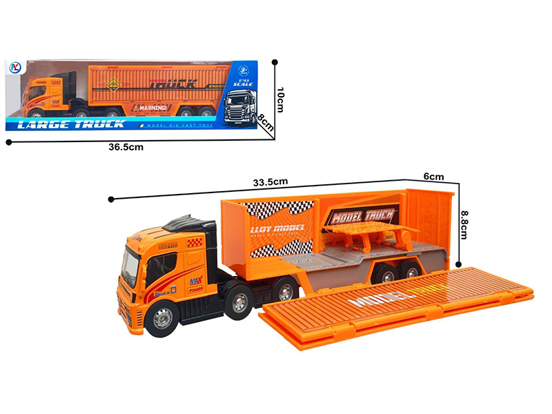 1:43 Friction Alloy Engineering Container Car