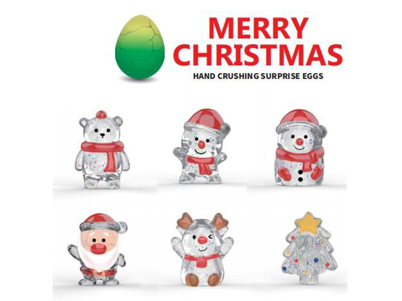 Crushed Egg Christmas Doll