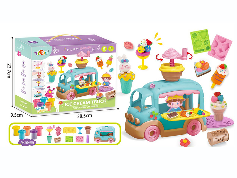 Ice Cream Truck Color Clay Set