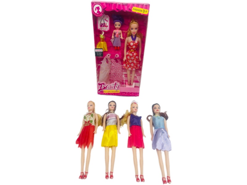 11-Inch Empty Body Costume Doll With Little Kelly